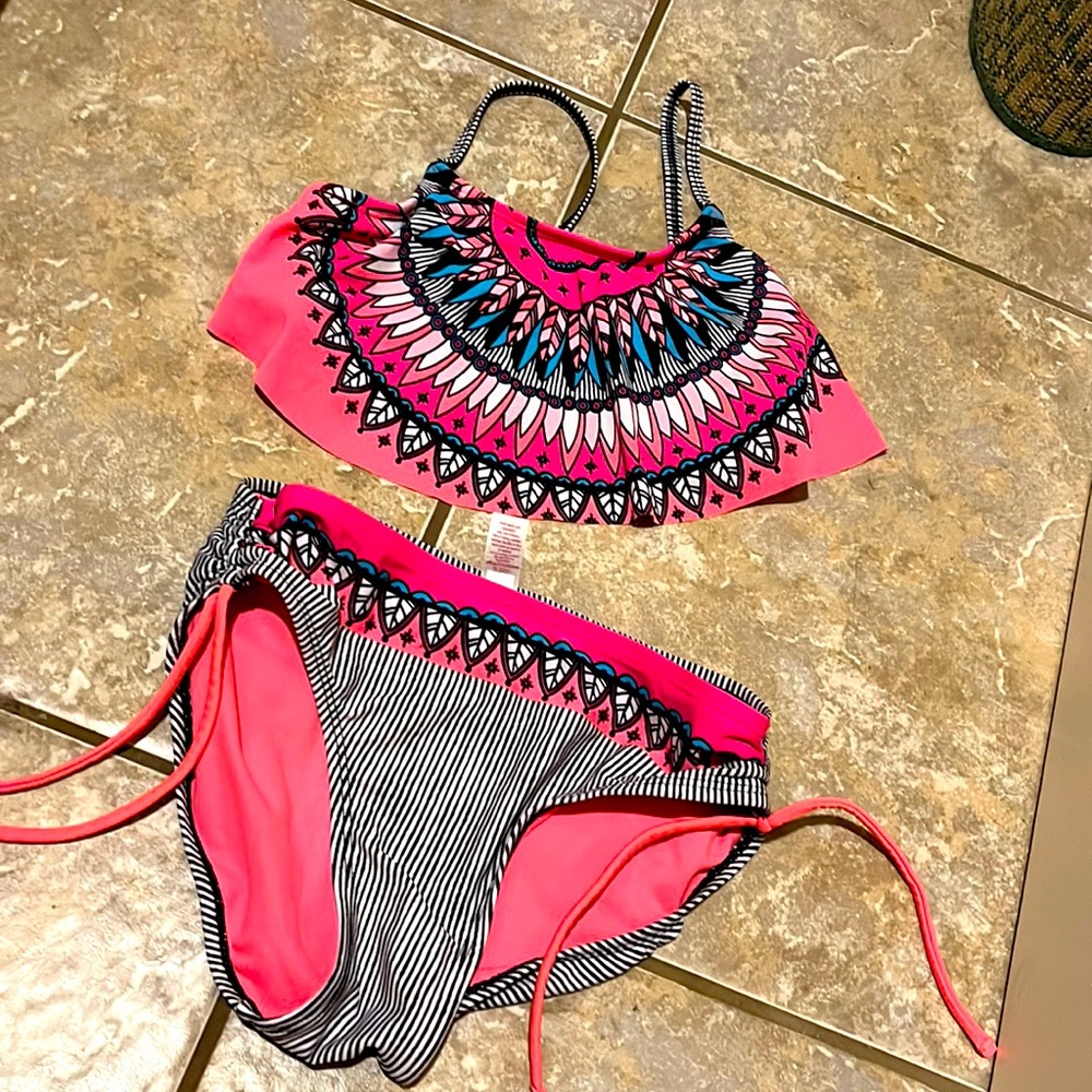 Size14 GIRLS JUSTICE BATHING SUIT
